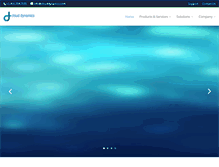 Tablet Screenshot of clouddynamics.com